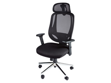 Adjustable-Headrest Office Chair
