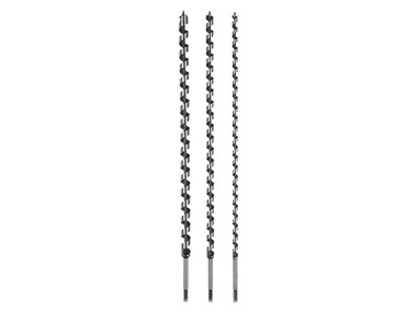 Chisel and Auger Drill Bit Set