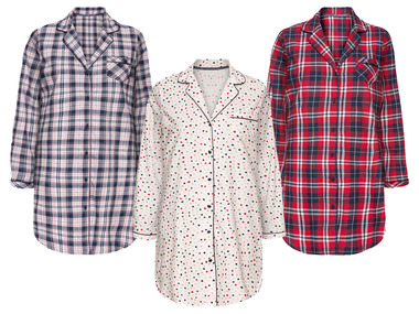Damen Flanell Bigshirt