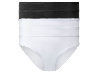 Lot de 5 culottes femme (noir/gris/blanc, XXL (50/52))