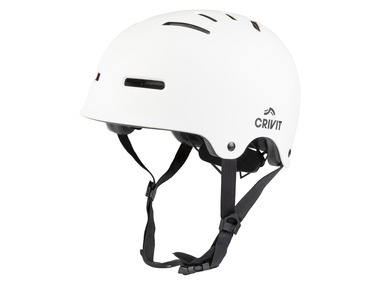 Kinder-Inlinerhelm mit Rücklicht (Weiß, L/XL)