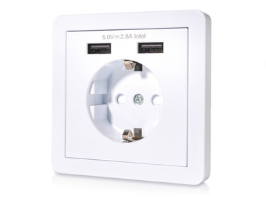 Prise murale USB SSUSB 2 A1, 16 A