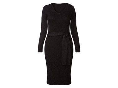 Damen Strickkleid mit edlem Glitzereffekt
