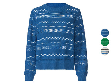 Damen Pullover mit Lochstrick