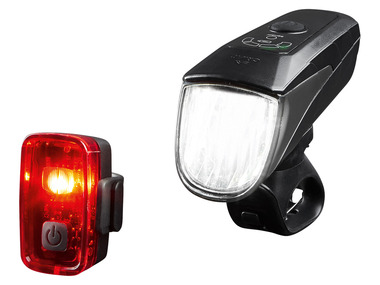 Kit d'éclairage LED pour vélo, 15 lux
