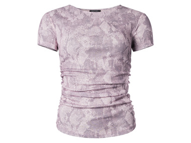 T-shirt femme en maille avec imprimé serpent femme