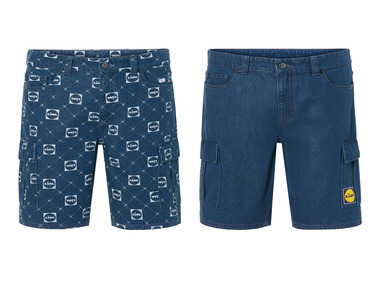 Herren Jeansshorts aus reiner Baumwolle