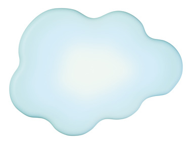 Wandleuchte LED (Wolke)