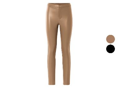 Jegging simili cuir femme