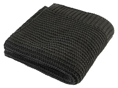 Chenille-Kuscheldecke, 125 x 140 cm (Dunkelgrün)