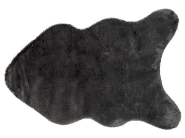 Kunstfell-Teppich, 60 x 90 cm (Dunkelgrau)