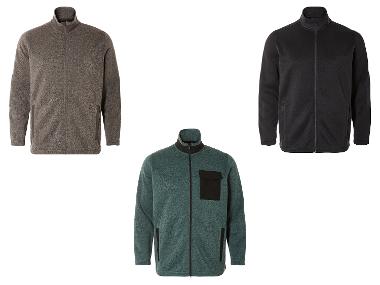 Heren vest van zachte, verwarmende fleece.