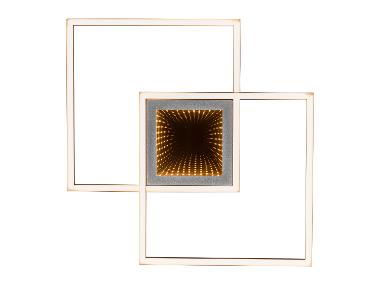 LED-Deckenleuchte »Infinity Mirror«, mit faszinierendem 3D-Tiefeneffekt (Quadratisch)