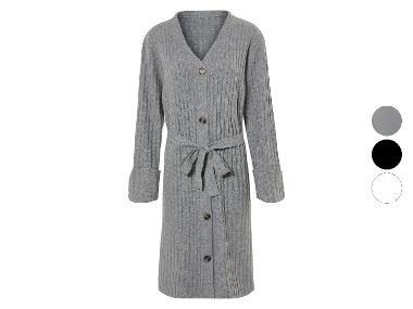 Gilet en maille pour femme, avec des matériaux recyclés.