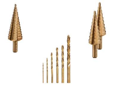 Step Drill and HSS Drill Bit Set