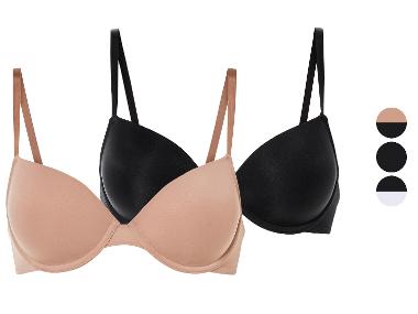 Soutiens-gorge à armatures pour femmes, lot de 2 avec bretelles réglables