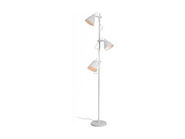 LED-Stehleuchte, mit 3 kippbaren Leuchtschirmen (Weiß)