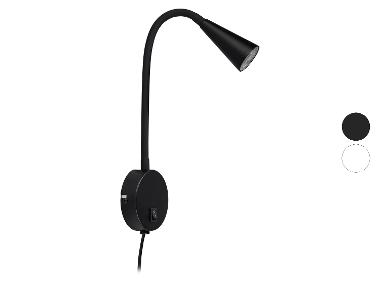 LED-Wandleuchte, mit flexiblem Metallhals