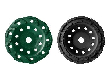 Diamant-Schleiftopf, Ø 180 mm, mit Lochung (Doppelreihe Universal)