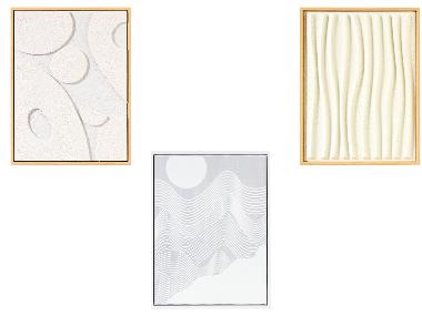 3D-Leinwandbild / 3D-Wandbild, inkl. 2 Aufhänger