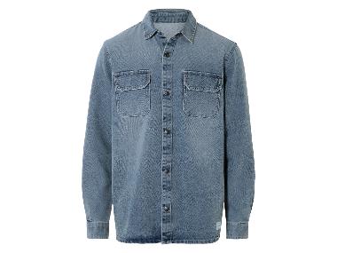 Denim heren overhemd