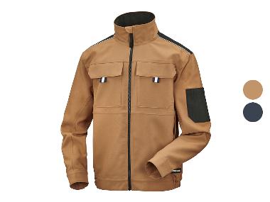 Herren Arbeitsjacke mit Belüftungsschlitze am Rücken (Beige, XXL (60/62))