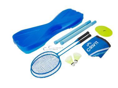 Badminton Komplett-Set, für bis zu zwei Spieler