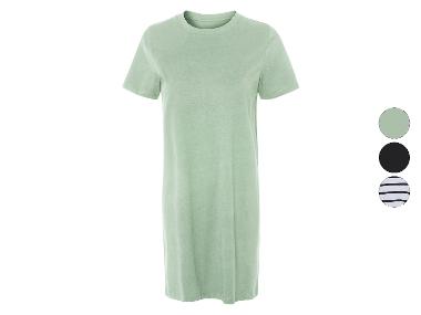Robe T-shirt femme en pur coton bio