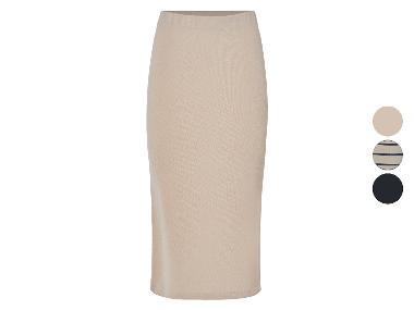 Esmara Jupe midi pour femme, en maille texturée tendance.