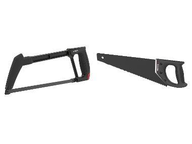 Metallsäge / Holzsägen-Set, mit magnetischem Klingenschutz (Metallsäge)