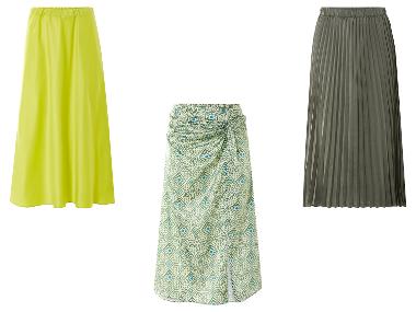 Women's Satin Midi Skirt