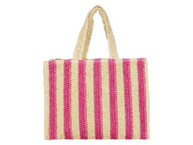 Strandtas (Beige/roze)