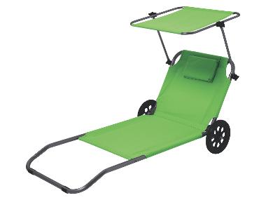 Beach Lounger with Sunshade