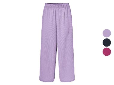 Dames wide-leg broek, enkellengte