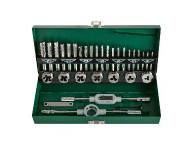 Gewindebohrer-/Schneideisen-Set, 32-teilig