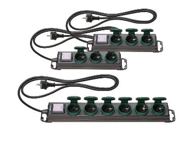 Bloc multiprise pour extérieur (1 x 6)