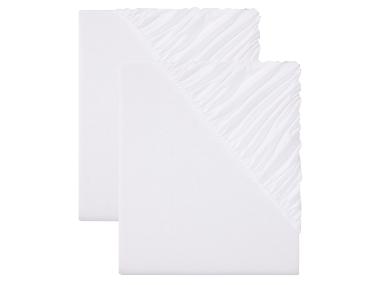 Jersey-Spannbettlaken-Set, 180-200 x 200 cm