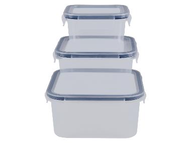 Set de boîtes de conservation (carré & rond)