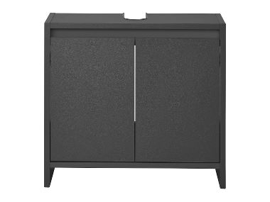 Mueble bajo para lavabo »Oslo«, con 2 puertas, antracita.