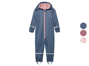Combinaison imperméable et de jeux softshell doublée pour bébé et tout-petit.