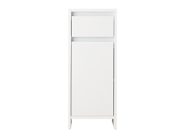 Niska szafka łazienkowa Oslo, biała, 32x80x28 cm