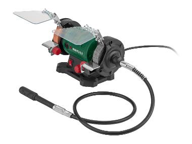 Bench Grinder with Flexible Shaft