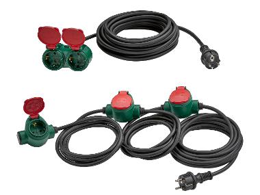 Verlängerungskabel Sortiment 10m IP44 (2-Fach Verlängerungskabel)