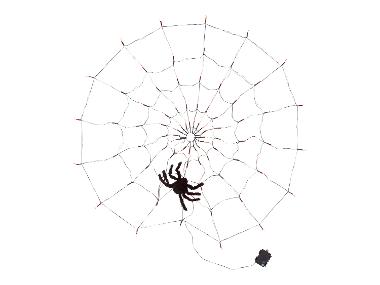 LED-spinnenweb (Lila)