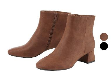 Bottines pour femmes, avec fermetures éclair latérales.