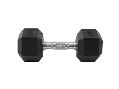 Hexagon-Kurzhantel, 17,5 kg