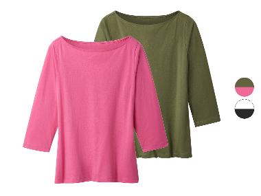 T-shirt femme manches 3/4, lot de 2.