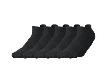 Chaussettes de sport basses Femme/Homme, 5 paires. (rose/blanc/gris, 39/40)