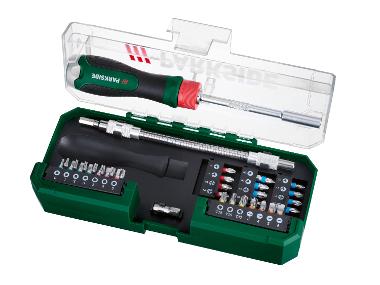Ratelschroevendraaier met bitset