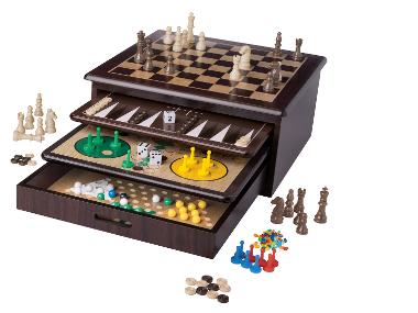 Wooden Board Game Collection